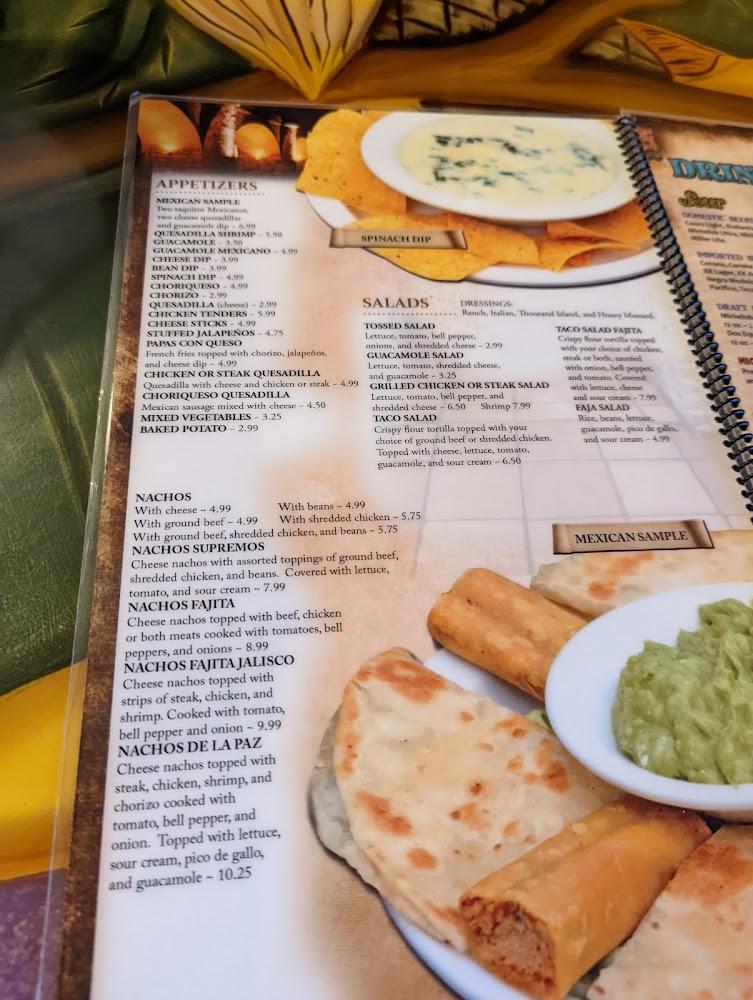 De la Paz Menu image 1