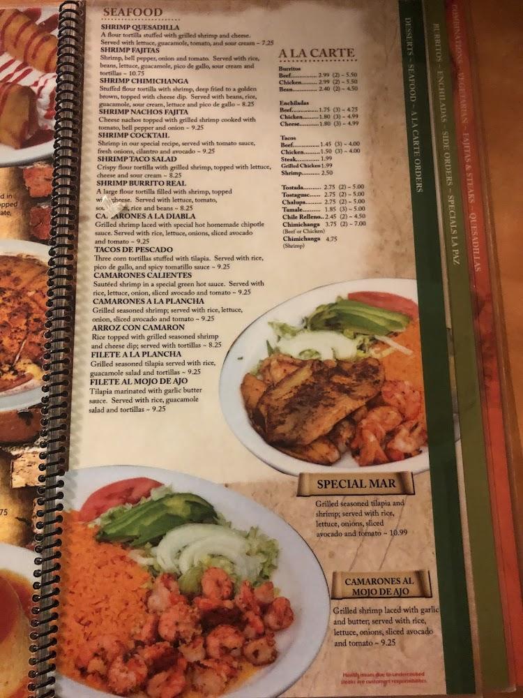 De la Paz Menu image 4