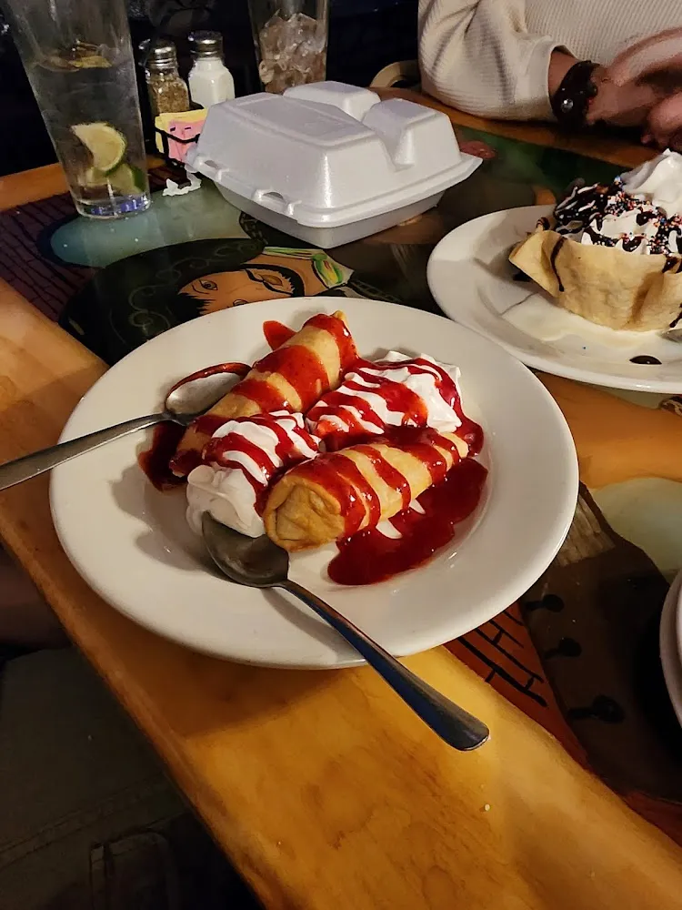 Strawberry Cheesecake Chimichanga